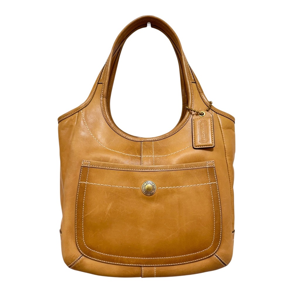 Coach Ergo Legacy Glovetanned Leather Tote Camel Tan 10743
